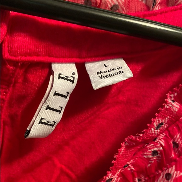 Elle Pink Tank Top with Ruched Neckline - Picture 2 of 6